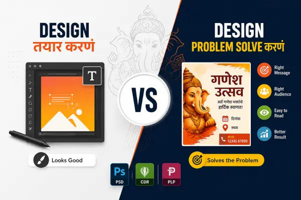 Design तयार करणं आणि Design Problem Solve करणं यात काय फरक आहे?