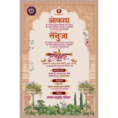 Marathi Traditional Lagna Patrika PLP File 2025