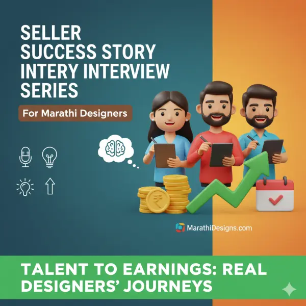 MarathiDesigns.com Seller Success Story Interview Series | Marathi Designers साठी प्रेरणादायक प्रवास