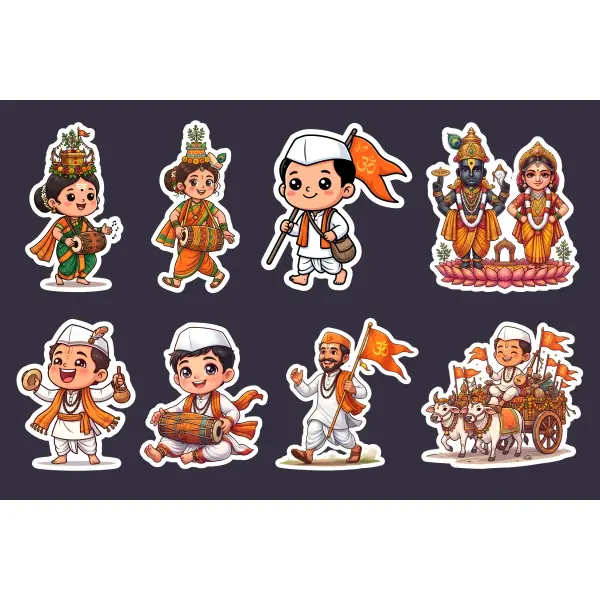 Varkari Theme Decoration Set Photoshop PSD File 2026