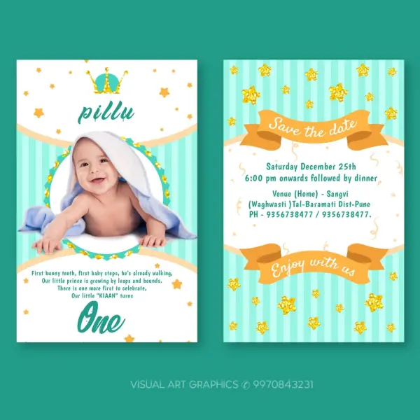 First Birthday Design Free PLP File